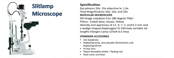 MESS Ophthalmology Slitlamp Micro Scope